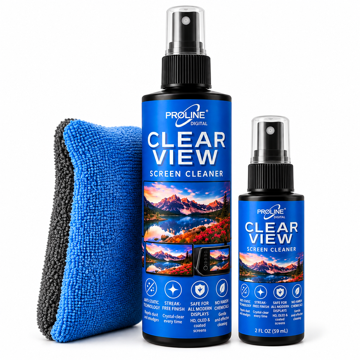 ProLine Digital Clear View Screen Cleaning Kit