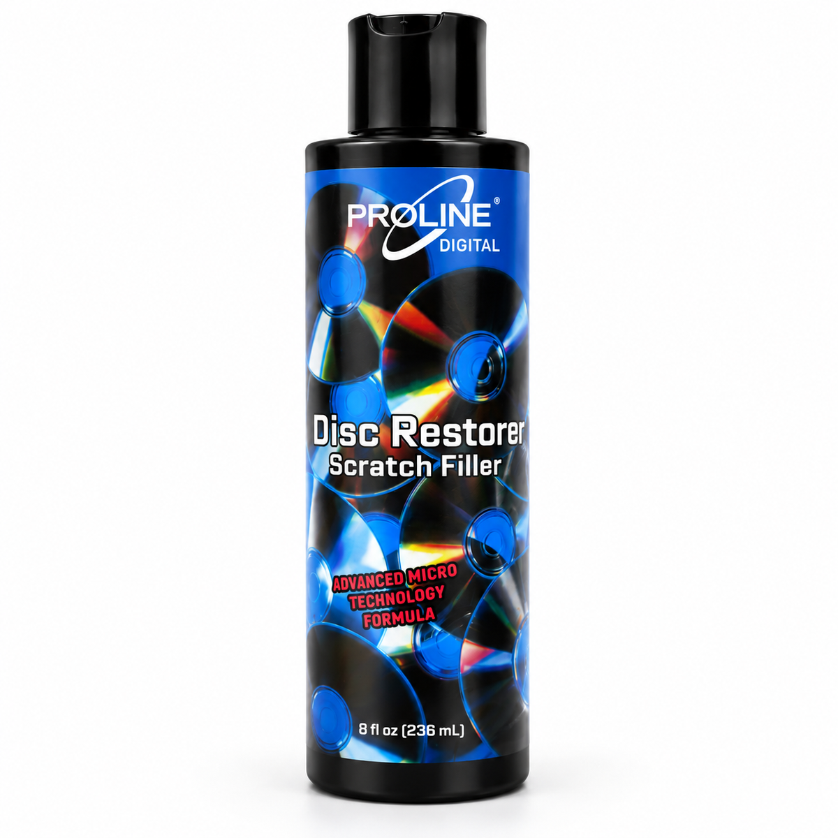 ProLine Digital Disc Restorer with Microfiber Buffing Cloth | 8 oz