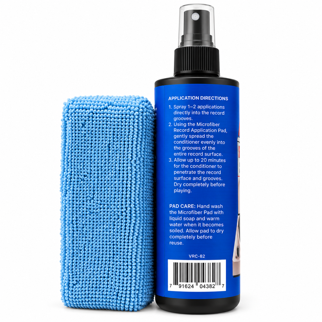 Vinyl Record Conditioner with Microfiber Application Pad | 8 oz