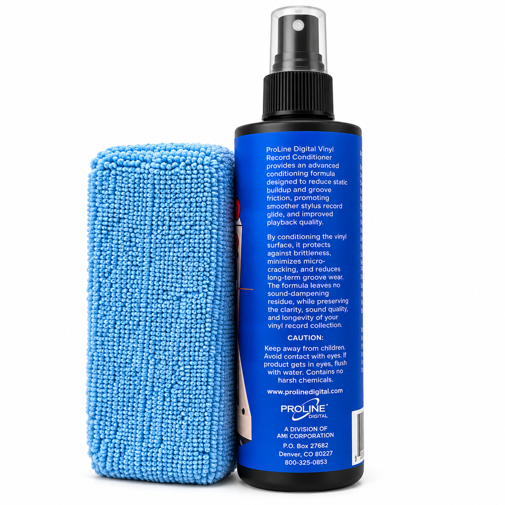 Vinyl Record Conditioner with Microfiber Application Pad | 8 oz